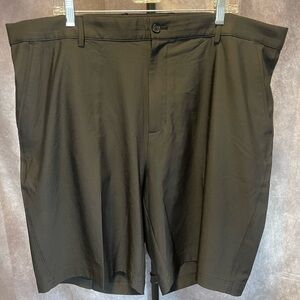 Greg Norman Collection Black Flat Front Shorts